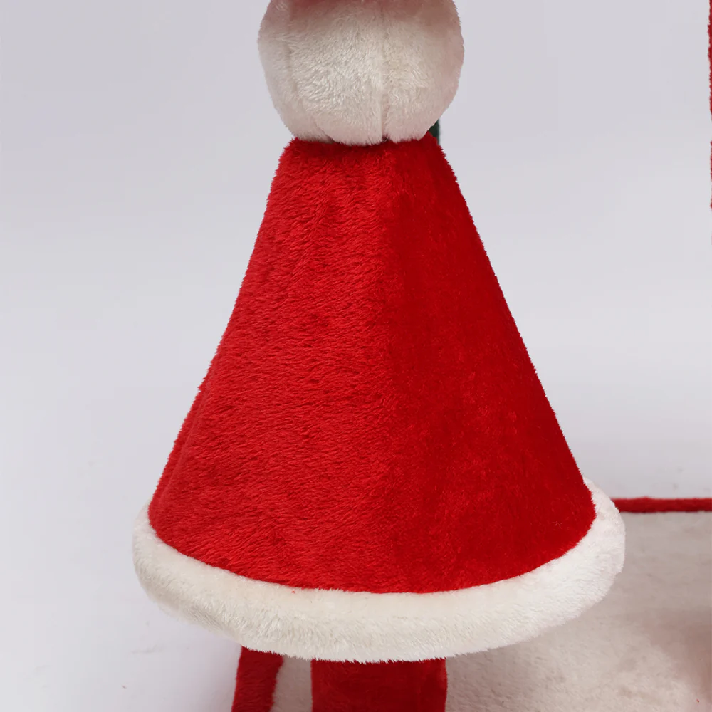 CATIO Christmas Palace Multi-level 3 Cat Tree with Cave 53x43x144cm - Image 6