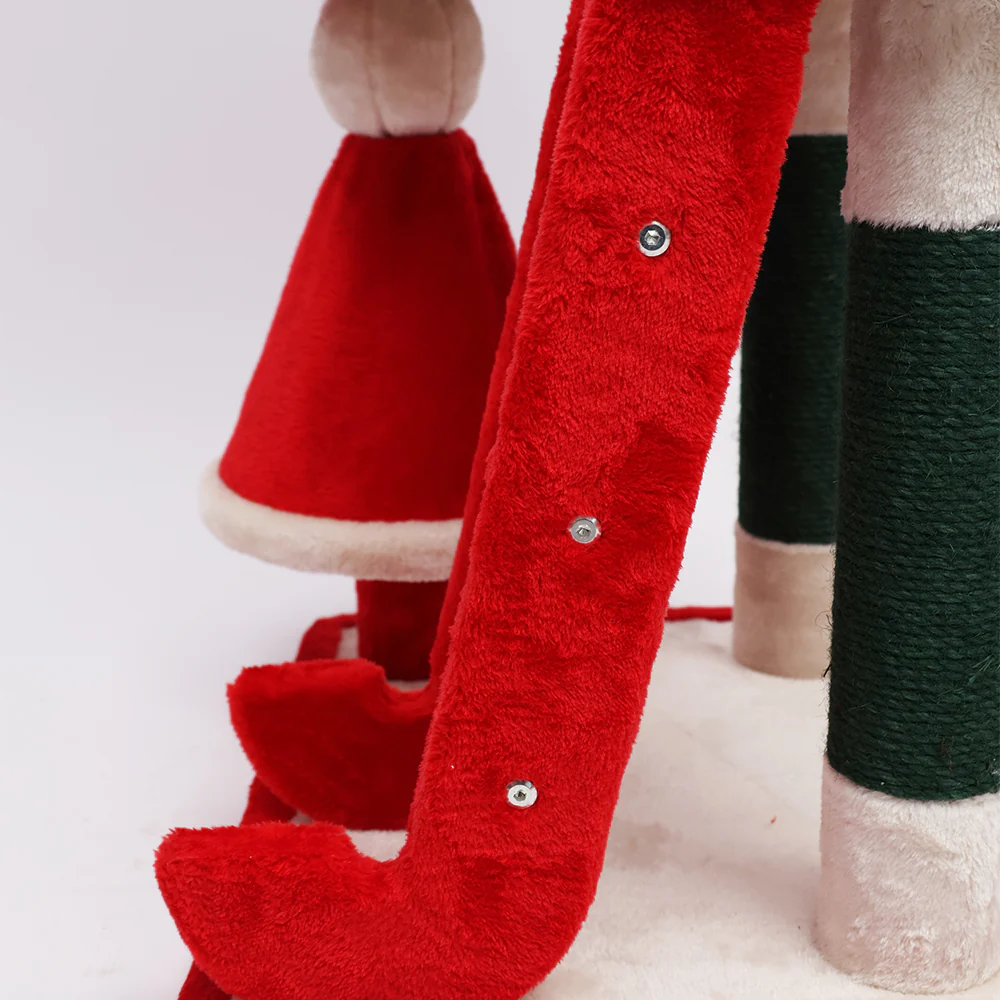 CATIO Christmas Palace Multi-level 3 Cat Tree with Cave 53x43x144cm - Image 9