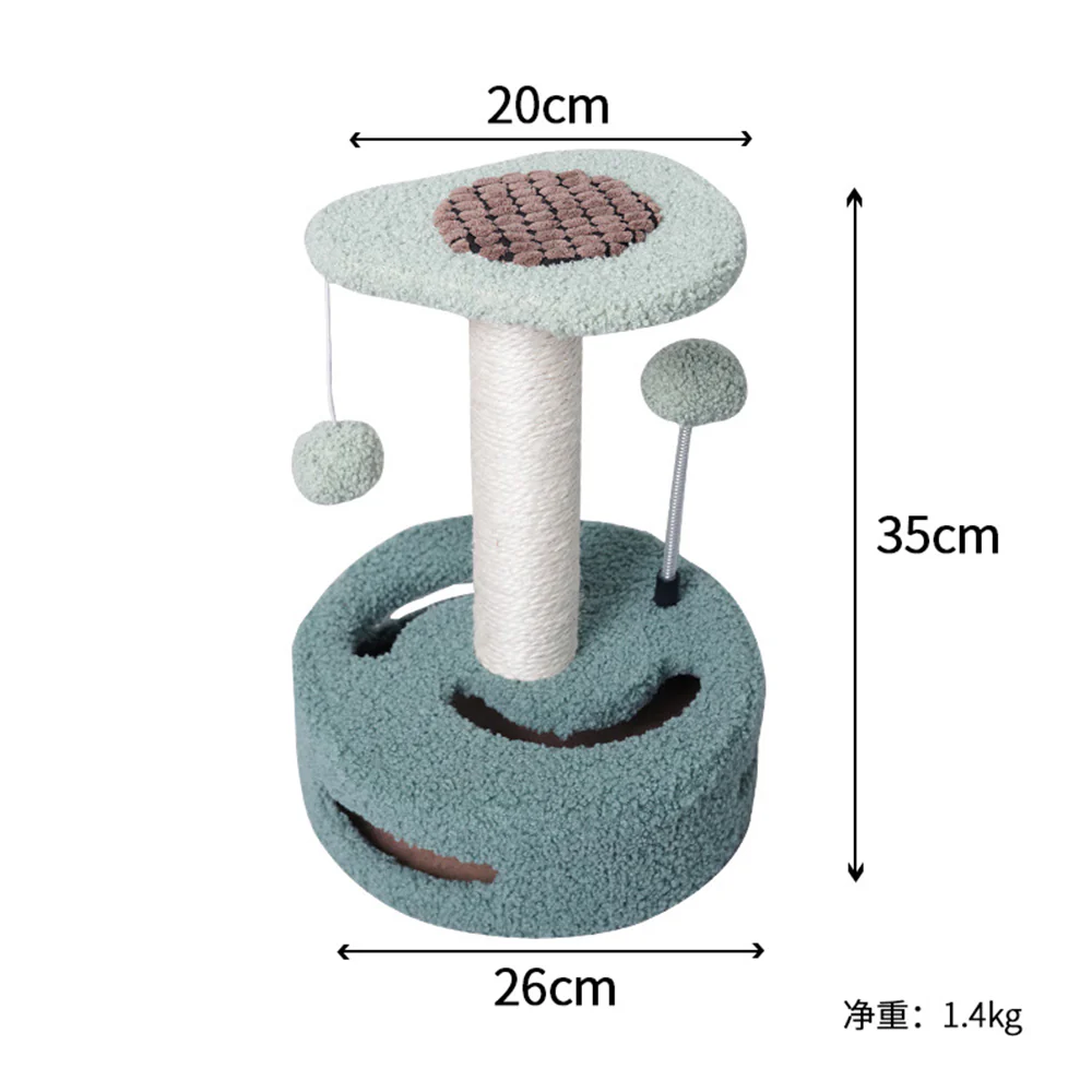 CATIO Cute Sunflower Style Small Cat Scratching Post - Image 15