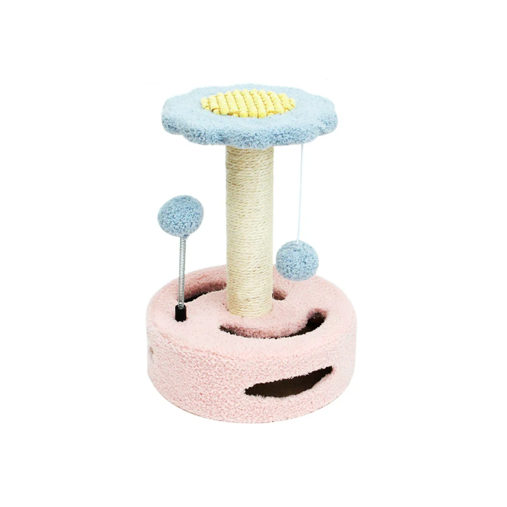 CATIO Cute Sunflower Style Small Cat Scratching Post - Image 9