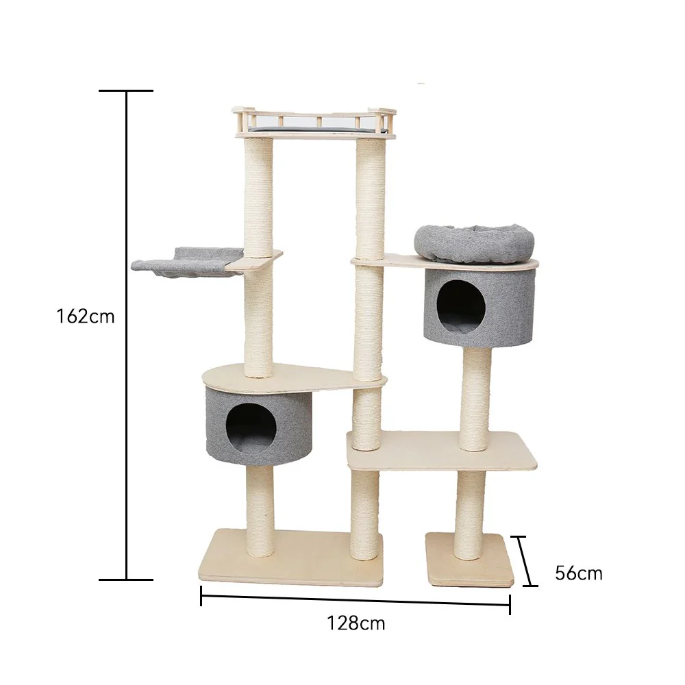 CATIO Duo Cat Climbing Tower and House Condo - Image 3