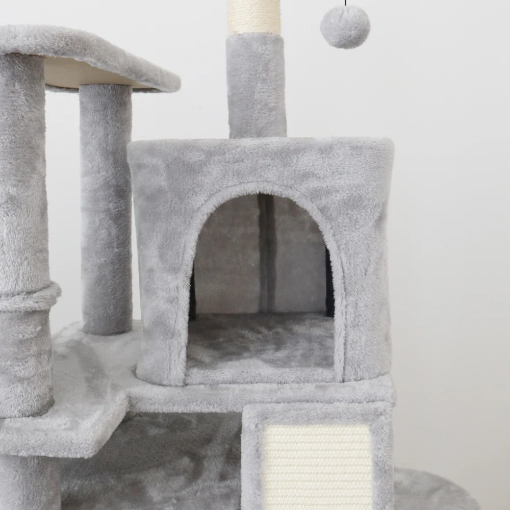 CATIO Multi-level Tall Cat Tree and House Condo with Scratching Pads - Image 8