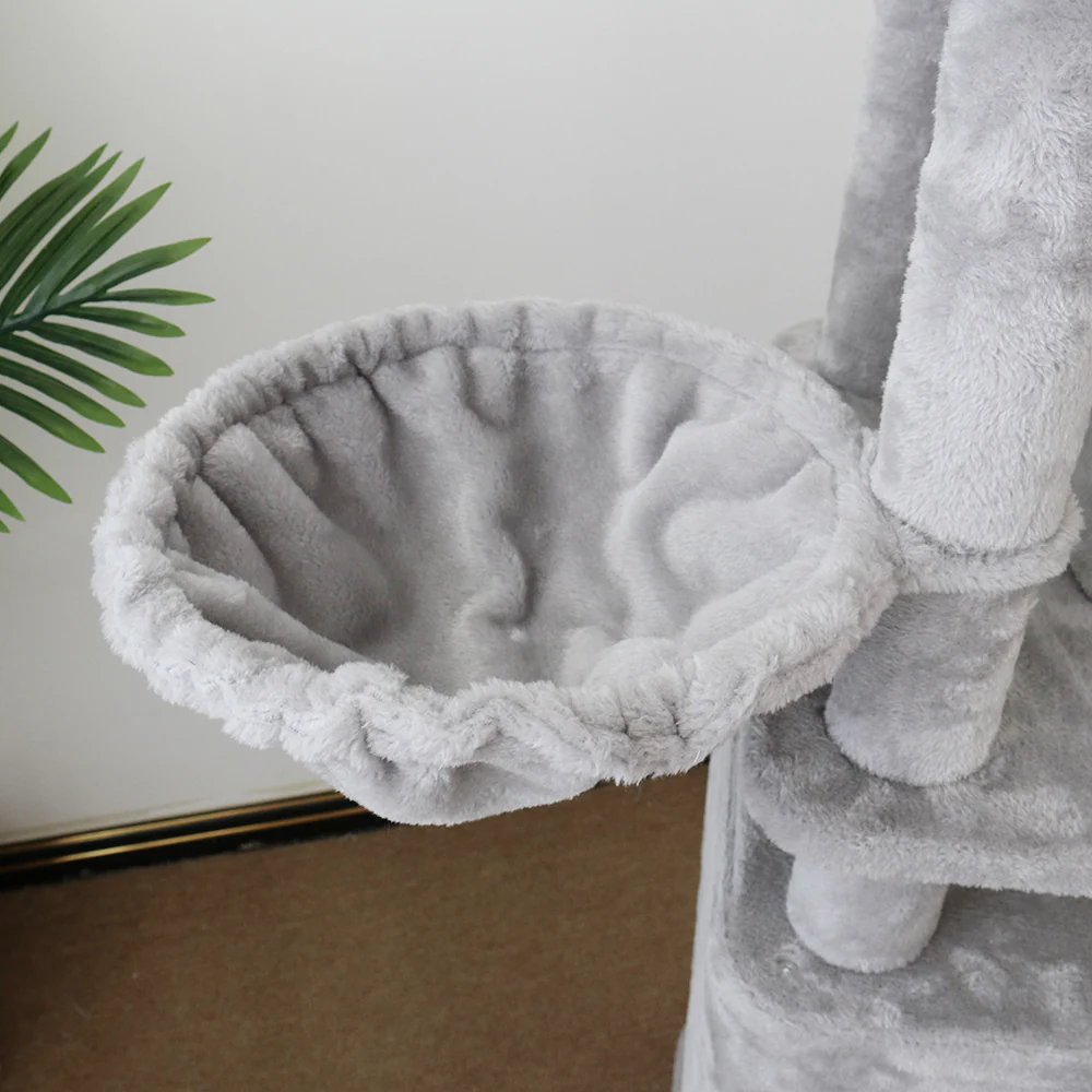 CATIO Multi-level Tall Cat Tree and House Condo with Scratching Pads - Image 9