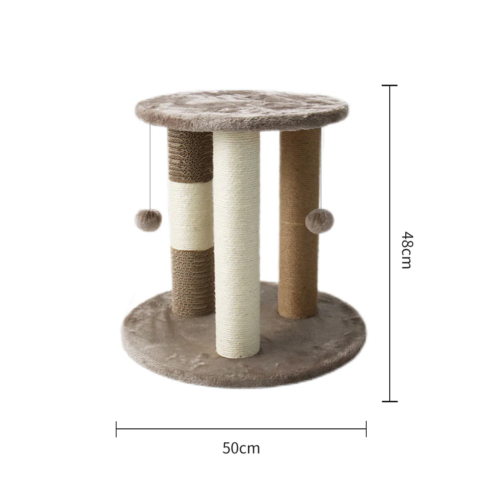 CATIO Multiple Cat Scratching Post with Cat Perch - Image 2