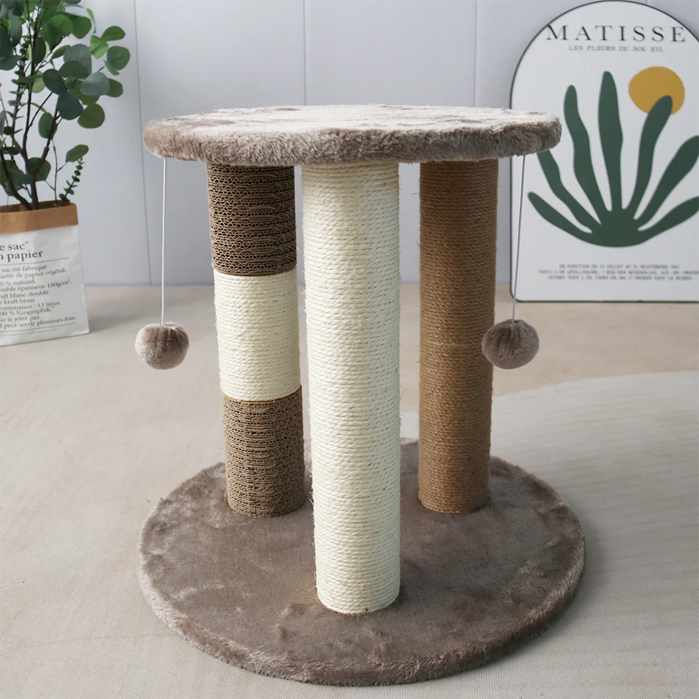 CATIO Multiple Cat Scratching Post with Cat Perch - Image 4