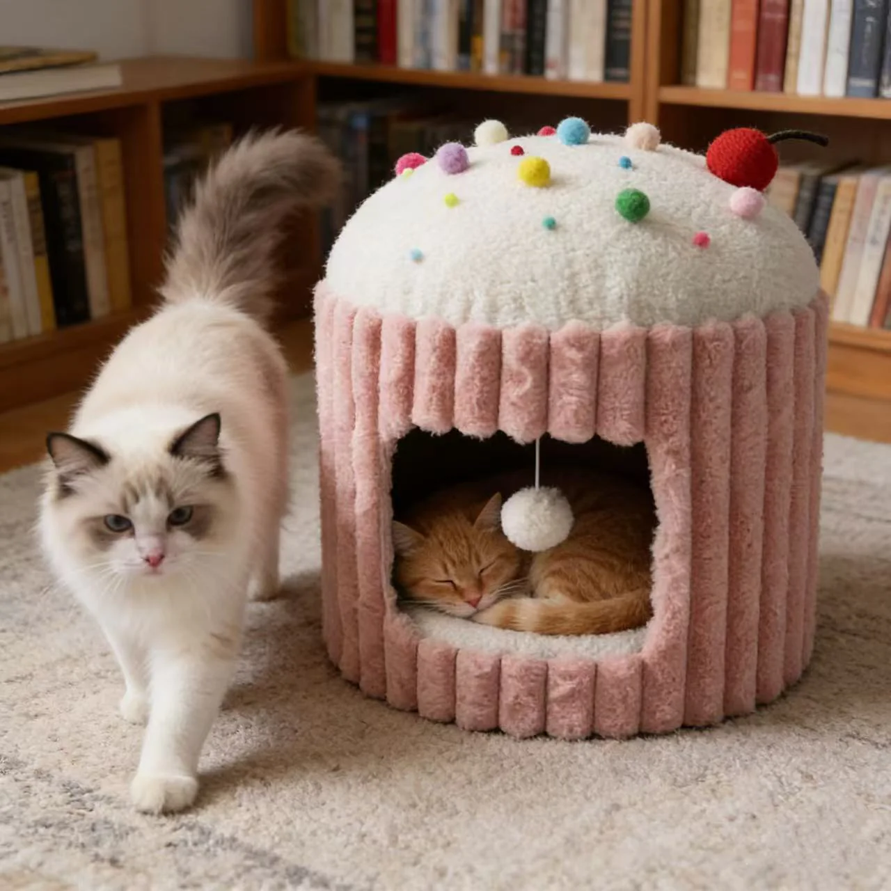 CATIO Pink Cupcake Cat House - Image 3