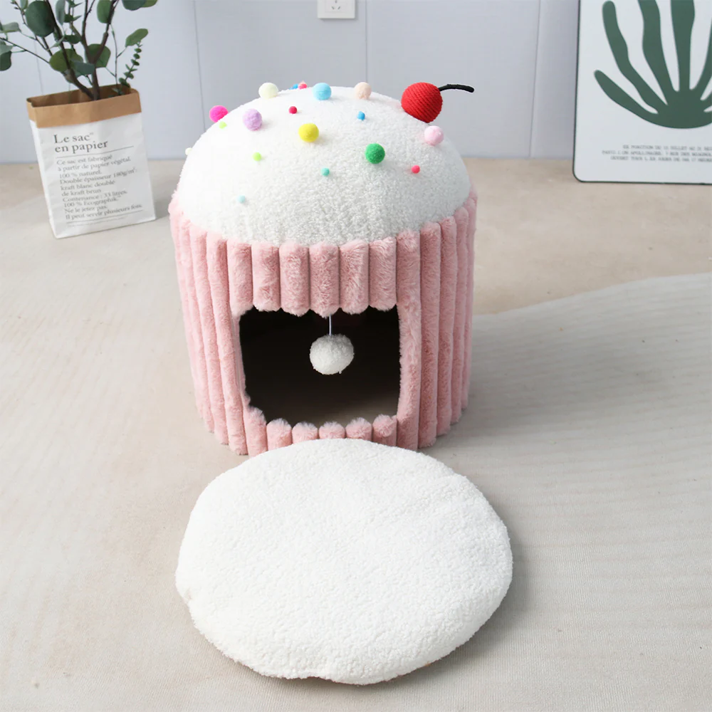 CATIO Pink Cupcake Cat House - Image 9