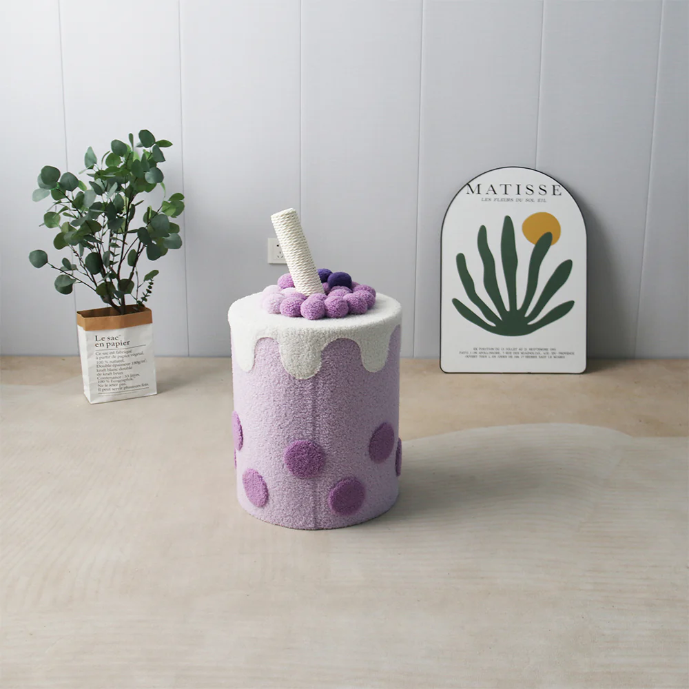 CATIO Purple Bubble Milktea Cat House - Image 6
