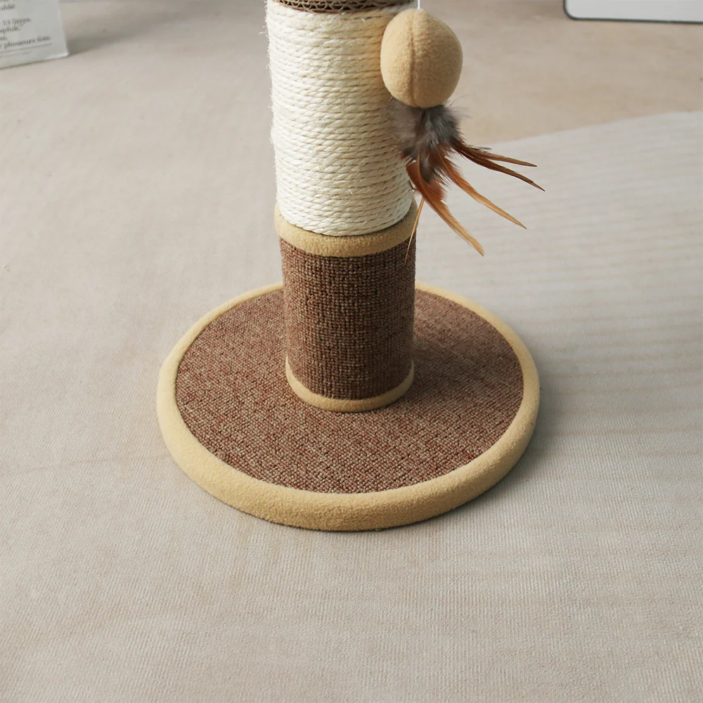 CATIO Sisal Cat Scratching Post with Hanging Cat Toy - Image 7