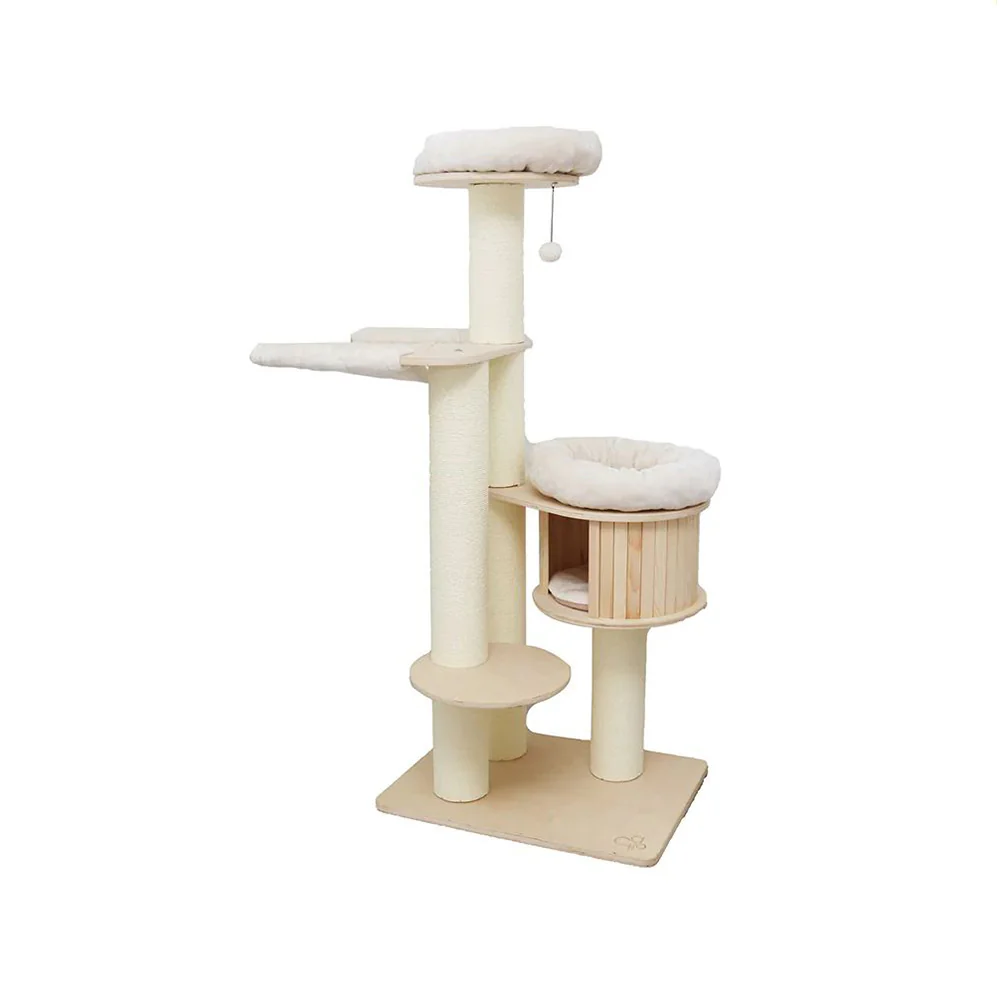 CATIO Solid Wood Cat Scratching Post C2501