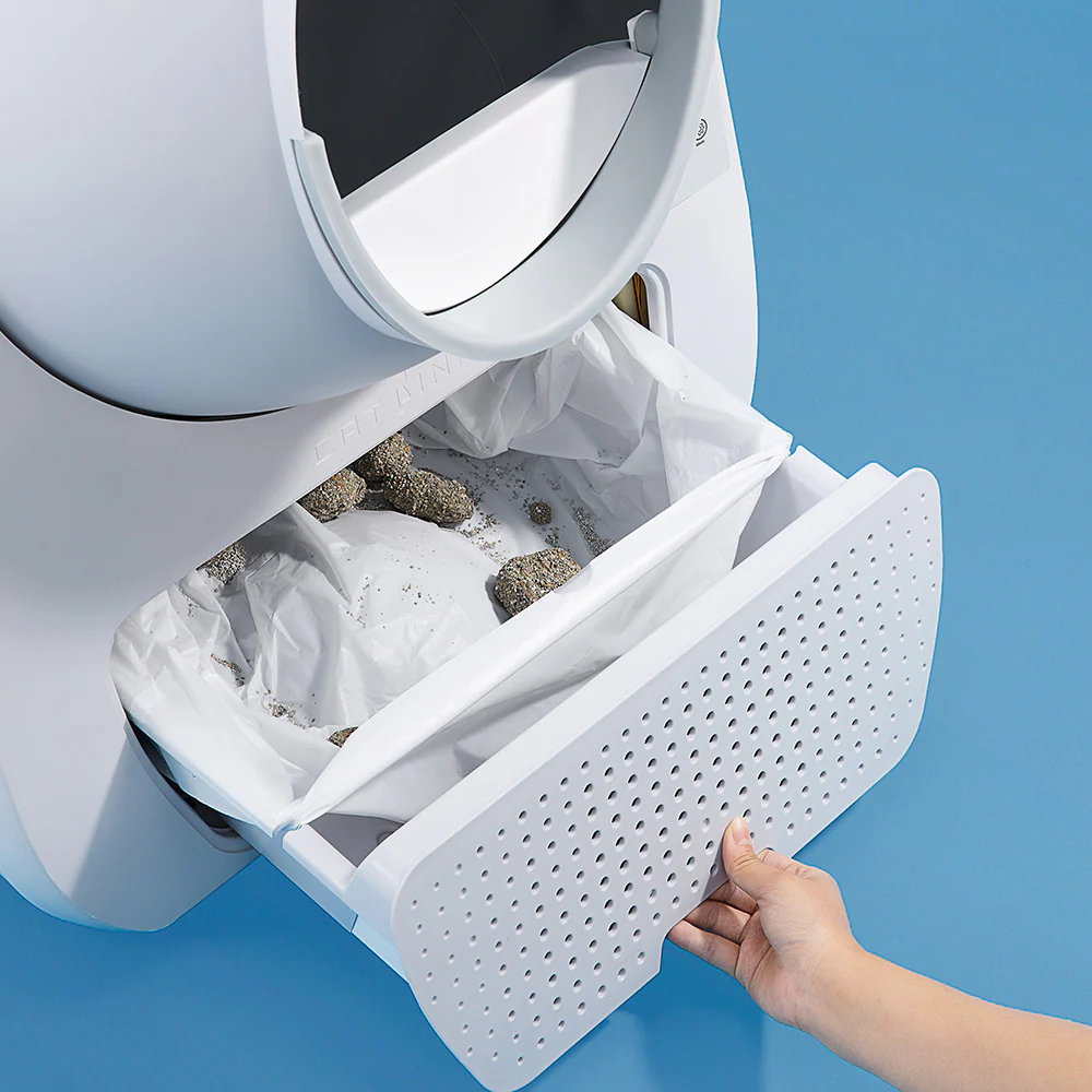 CATLINK Scooper Luxury Pro X Smart Self-Cleaning White Cat Litter Box - Image 11