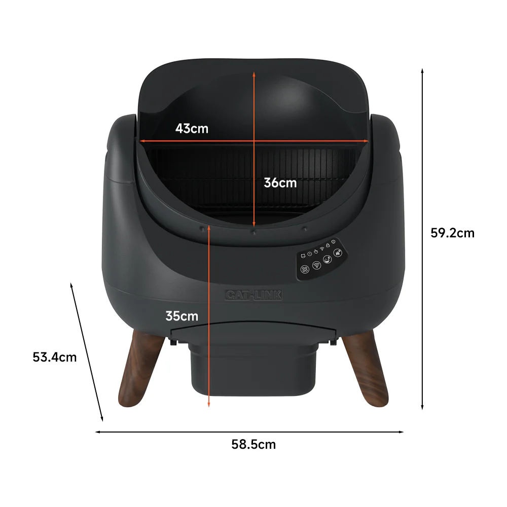 CATLINK Open-X Self-Clean Smart Cat Litter Box - Scooper Open-X - Image 3