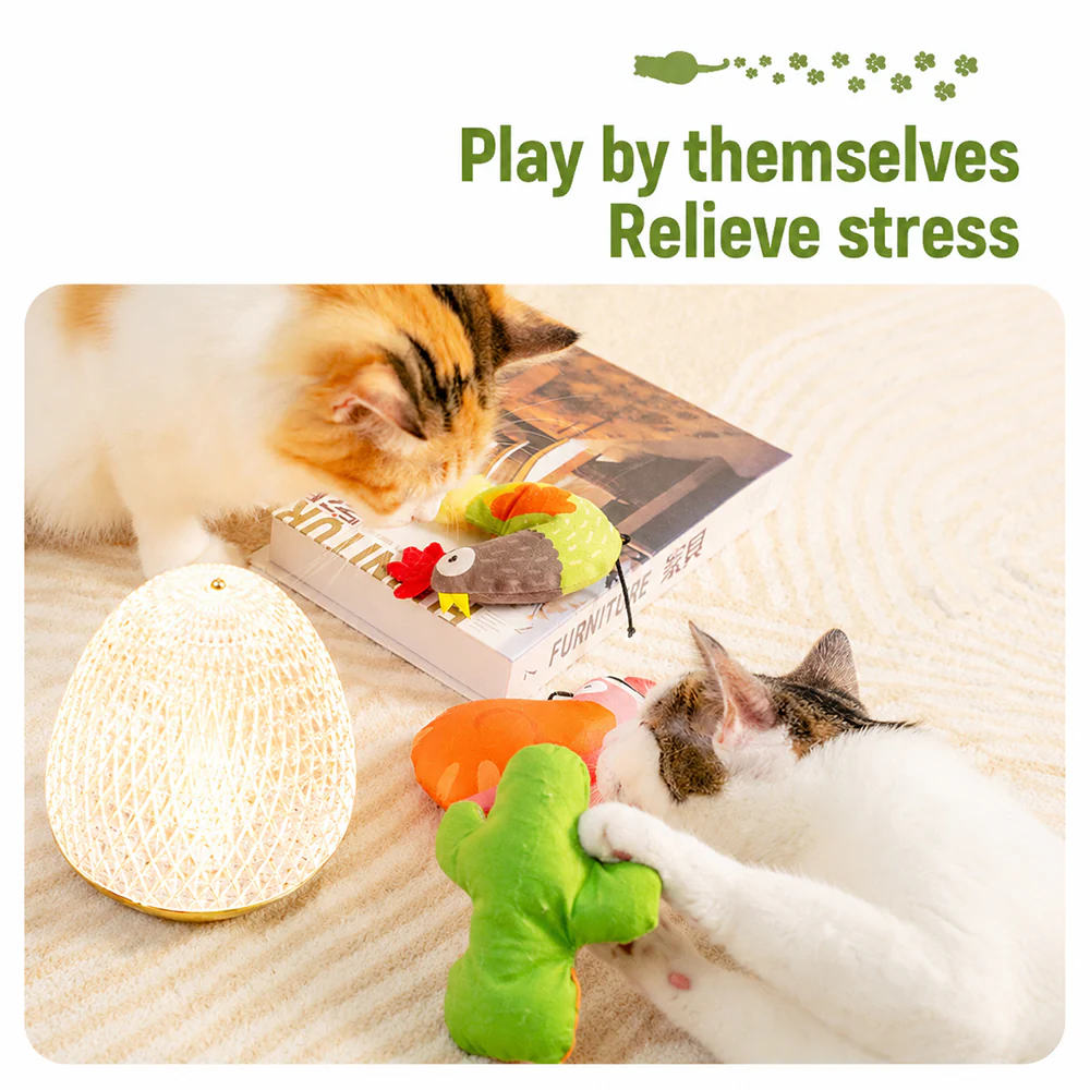 Catnip Toy | Plush Interactive Chew Toy for Cats - Image 3