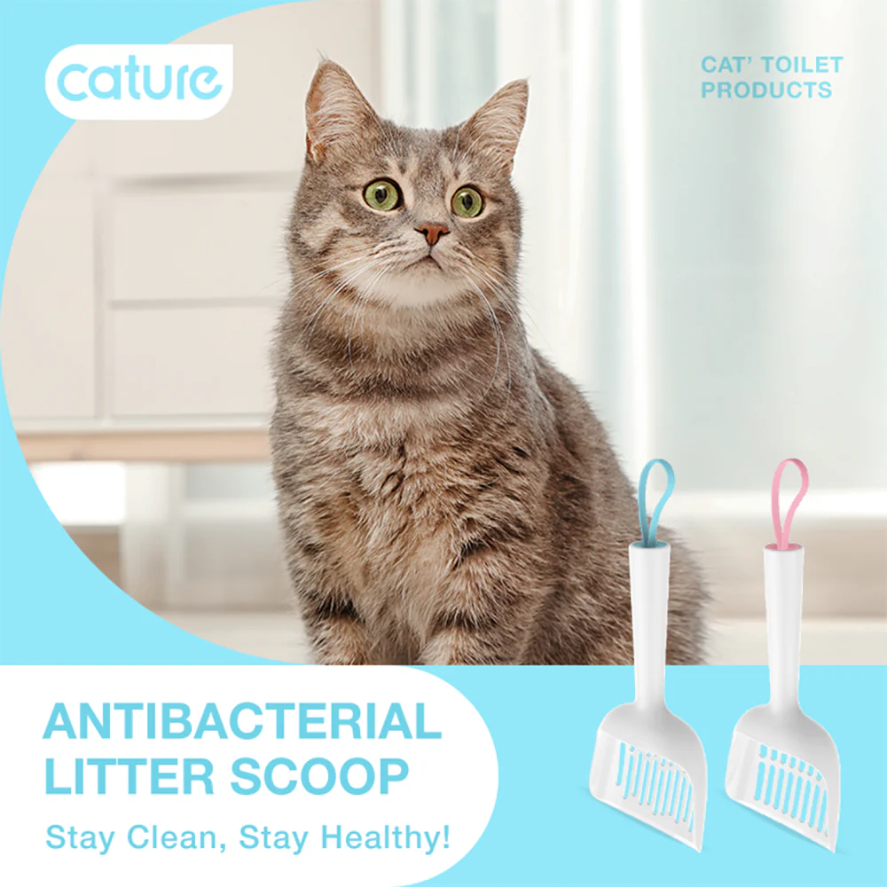 CATURE Small Blue Granule Cat Litter Scooper - Image 2