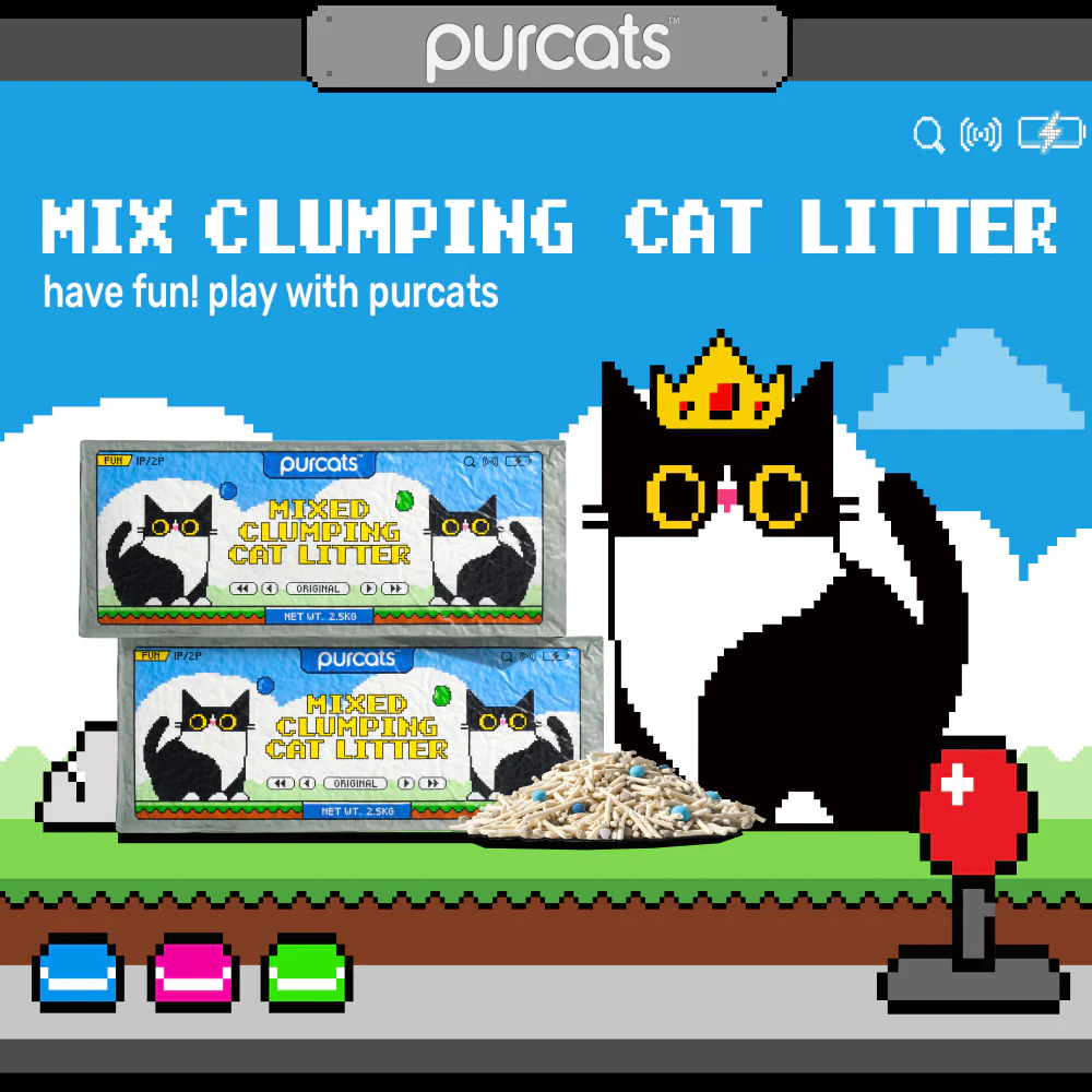 CATURE Mixed Tofu & Bentonite Clumping Cat Litter 2.5kg, Fast Clumping & Dust Free - Image 2