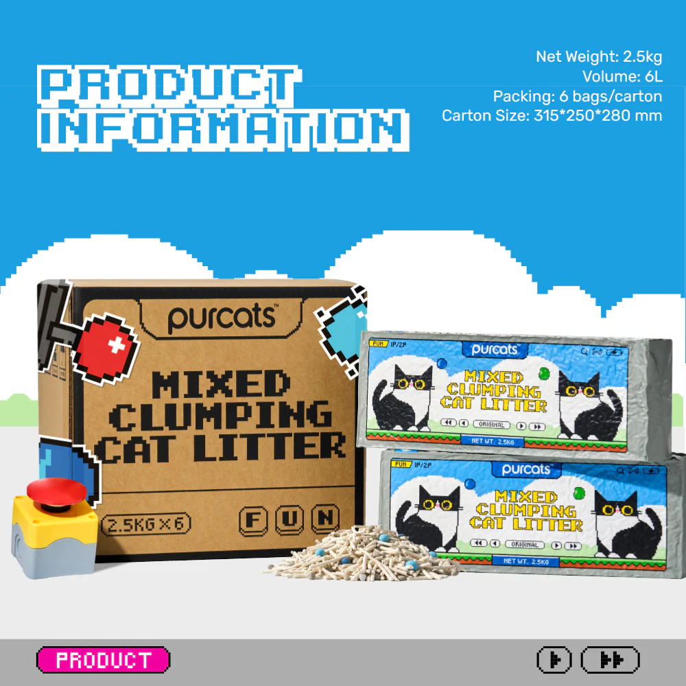 CATURE Mixed Tofu & Bentonite Clumping Cat Litter 2.5kg, Fast Clumping & Dust Free - Image 9