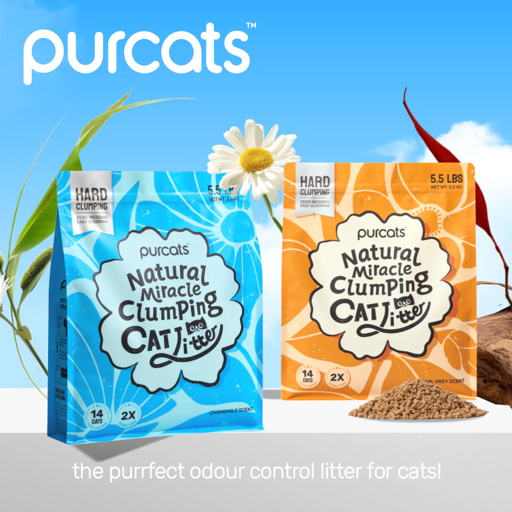CATURE Natural Cassava Clumping Cat Litter 2.5kg Chamomile Scent, Ultra Absorbent & Dust Free - Image 13