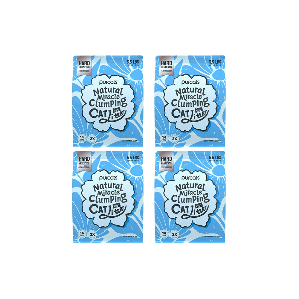 CATURE Natural Cassava Clumping Cat Litter 2.5kg Chamomile Scent, Ultra Absorbent & Dust Free - Image 15