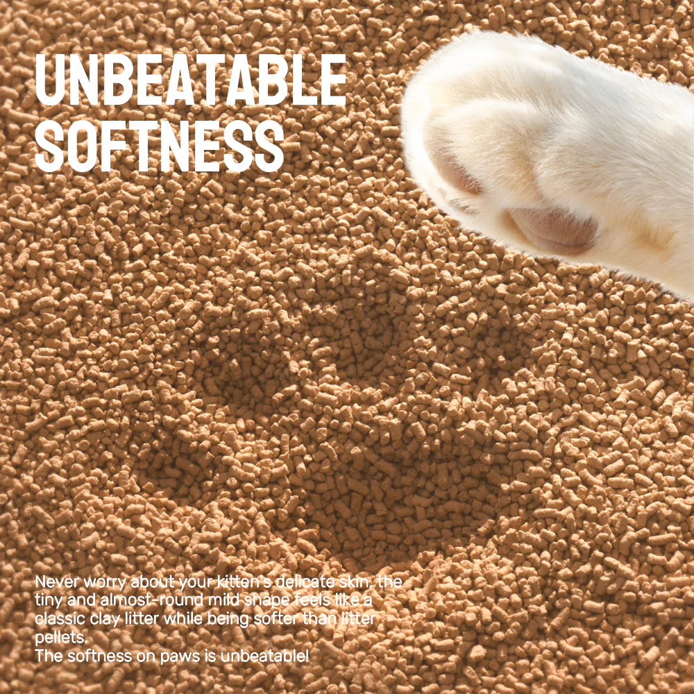 CATURE Natural Cassava Clumping Cat Litter 2.5kg Earl Grey Scent, Ultra Absorbent - Image 8