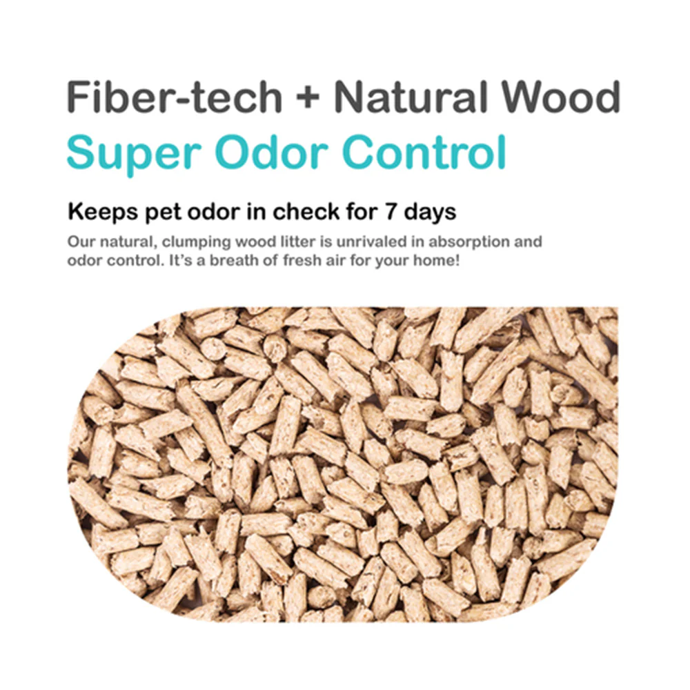 CATURE Smart Pellets Natural Wood Clumping Cat Litter 2.4kg, Low Tracking & Dust Free - Image 5