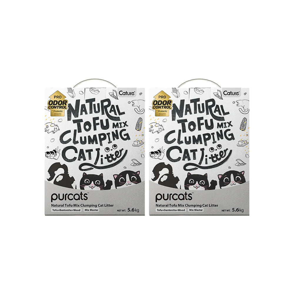 CATURE Tofu, Bentonite & Wood Mixed Clumping Cat Litter 5.6kg Value Pack, Dust-Free & Eco-friendly - Image 14