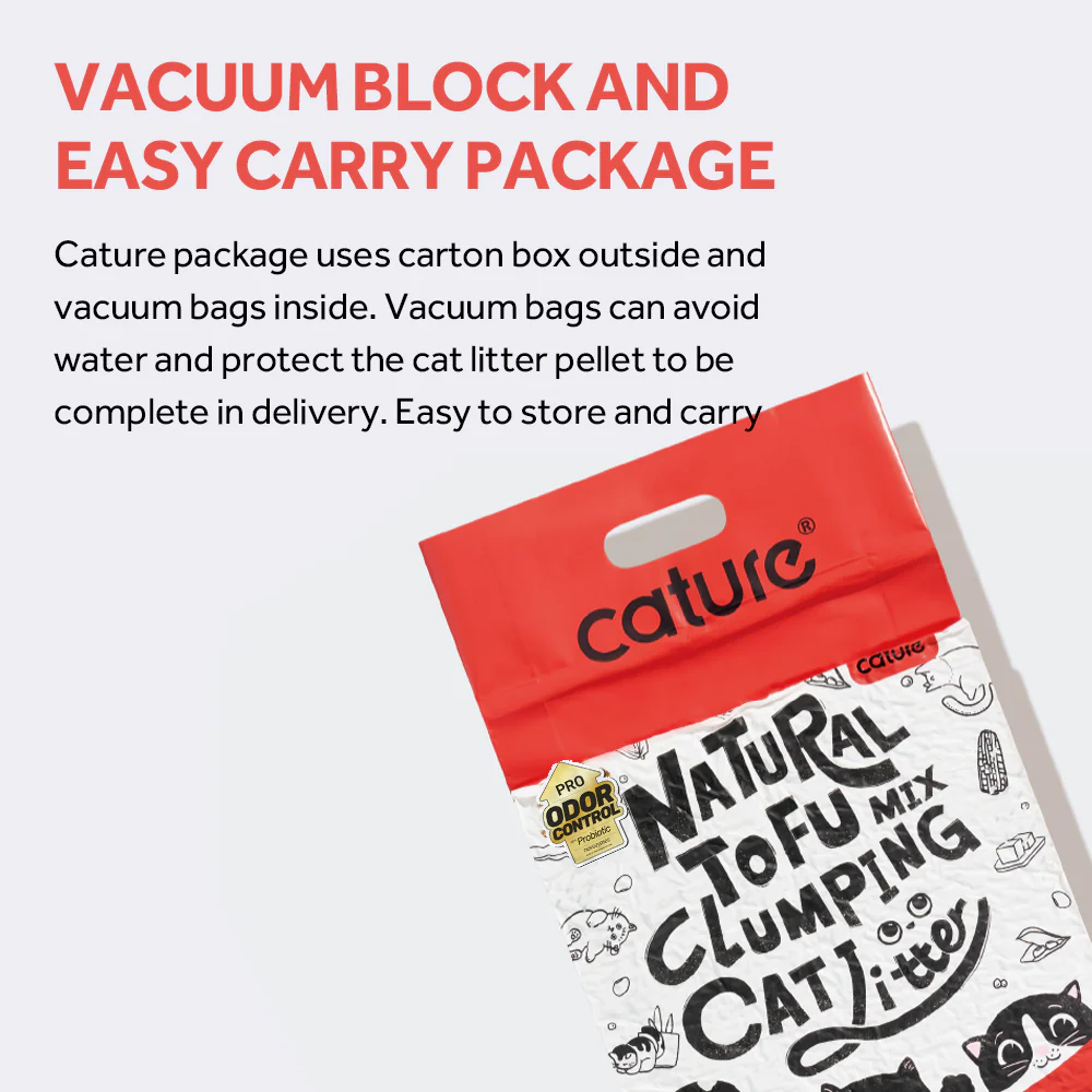 CATURE Natural Tofu & Mineral Mixed Clumping Cat Litter 5.6kg, Superior Odour Control - Image 12