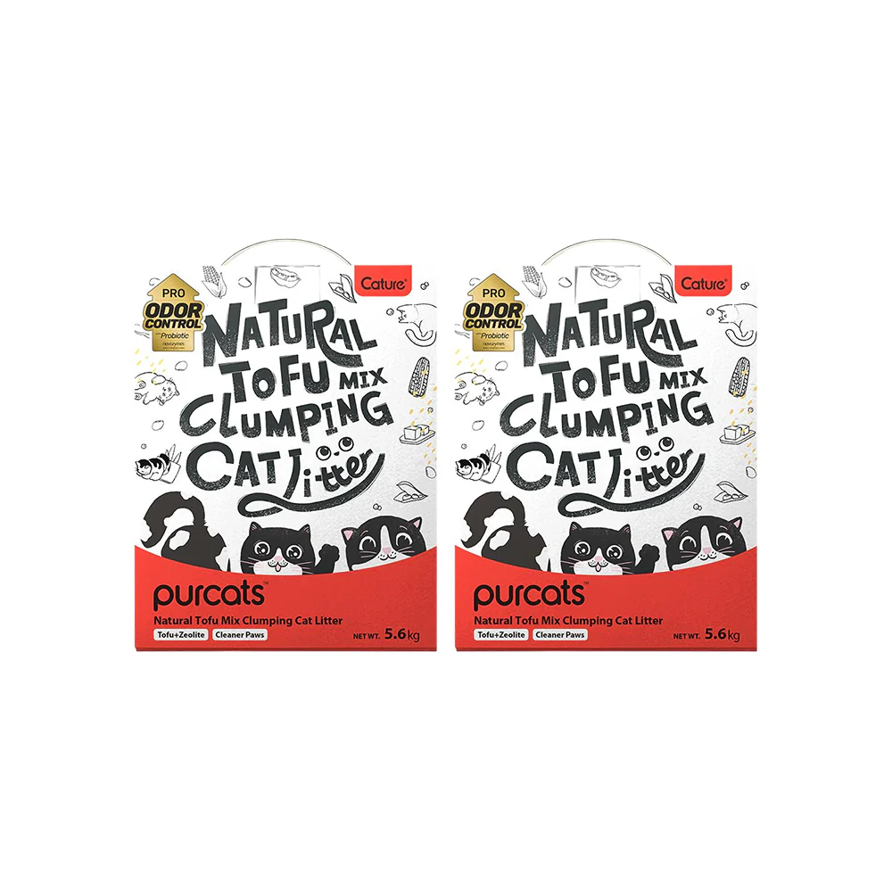 CATURE Natural Tofu & Mineral Mixed Clumping Cat Litter 5.6kg, Superior Odour Control - Image 17