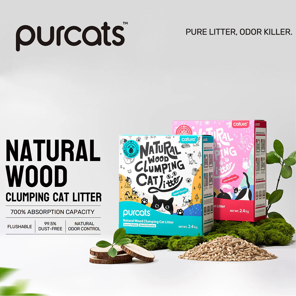 CATURE Odour Control Plus Wood Clumping Cat Litter 2.4kg, 99.5% Dust Free - Image 9