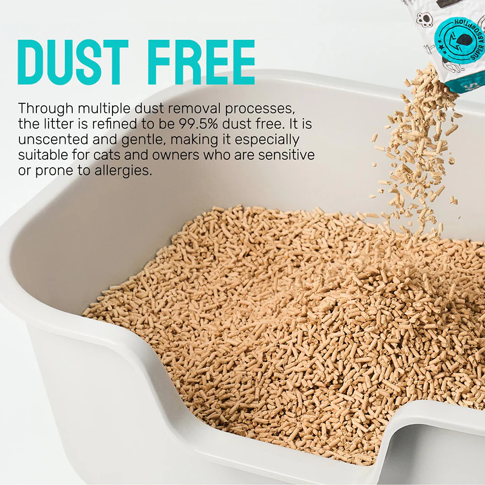 CATURE Smart Pellets Wood Clumping Cat Litter 8kg, Bulk Value Pack - Image 21