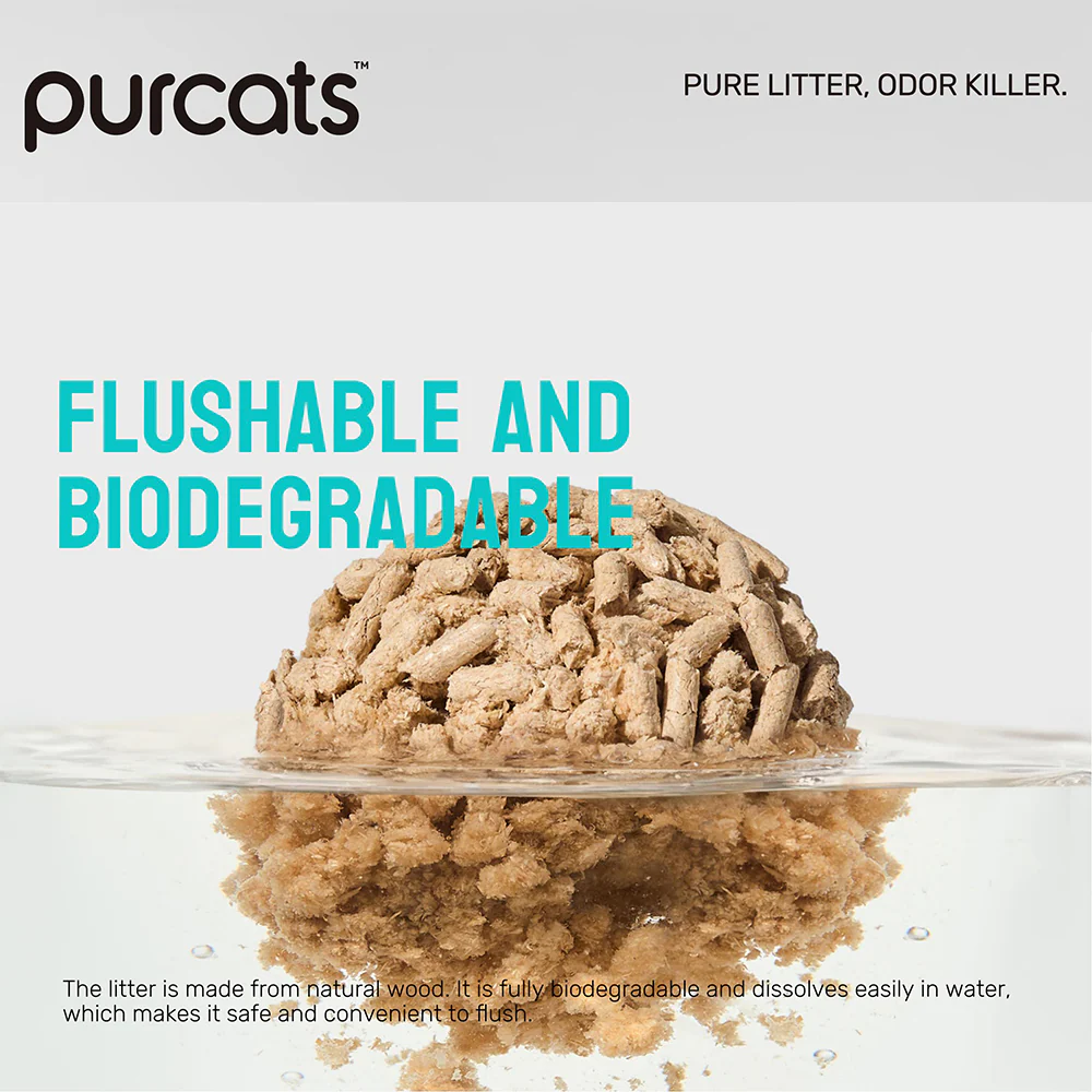 CATURE Smart Pellets Wood Clumping Cat Litter 8kg, Bulk Value Pack - Image 22