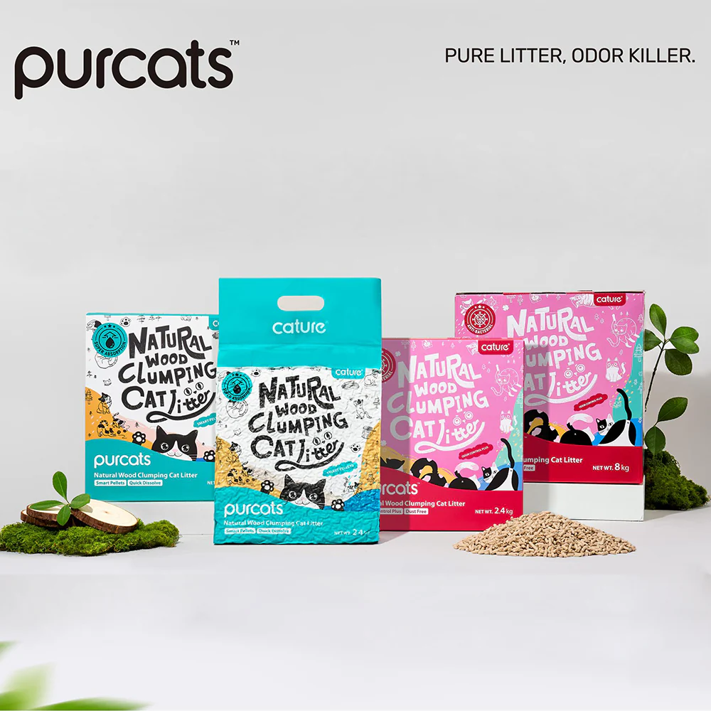CATURE Smart Pellets Natural Wood Clumping Cat Litter 2.4kg, Eco-friendly & 99.5% Dust Free - Image 12
