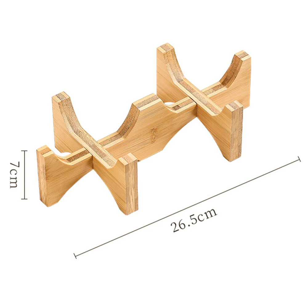 Ceramic Pet Bowl With High Wooden Stand 220ml - Image 10