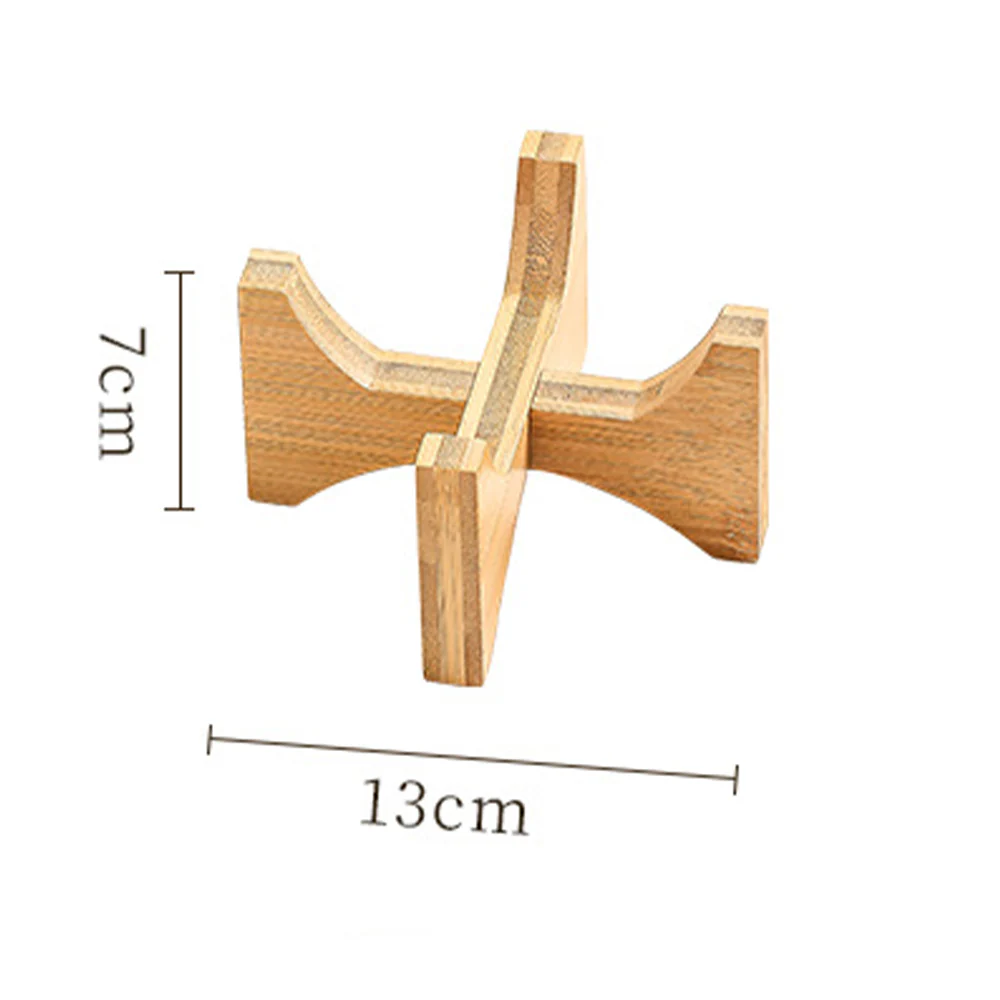 Ceramic Pet Bowl With High Wooden Stand 220ml - Image 11