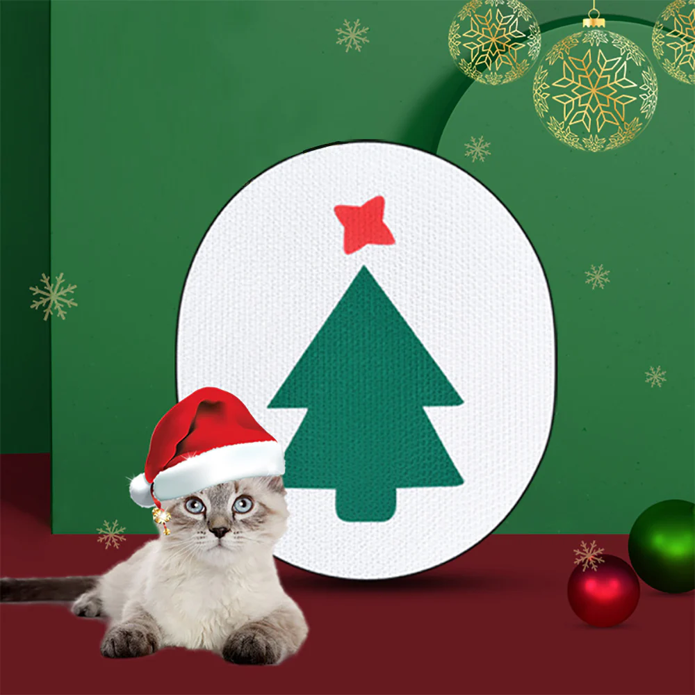 Christmas Tree Wall Sticker Cat Scratching Board - Image 3