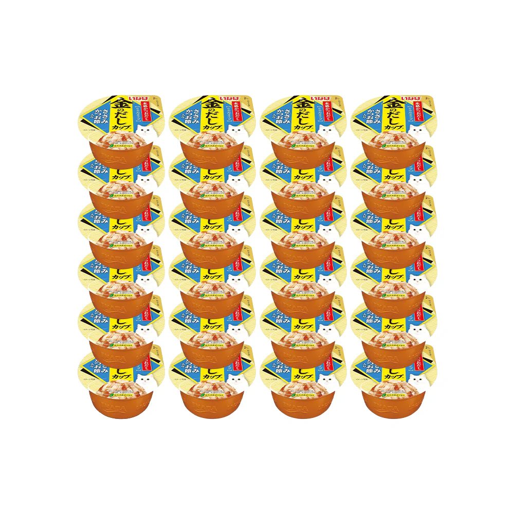 CIAO Chicken Flake In Dried Bonito Cat Treats Gravy 70g (cupped) - Image 4