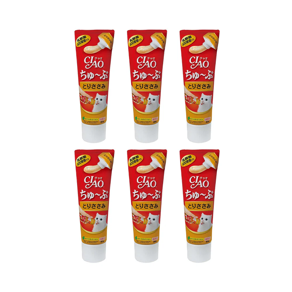 CIAO Chicken Recipe Paste Wet Cat Treats 80g - Image 2