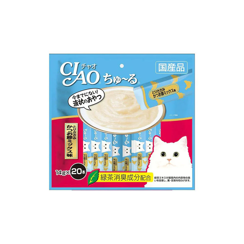 CIAO Churu Chicken Fillet Variety Puree Wet Cat Treats 20x14g - Image 2