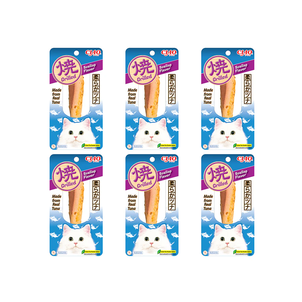 CIAO Grilled Tuna In Scallop Flavor Broth Cat Training and Reward Treats 15g - Image 3