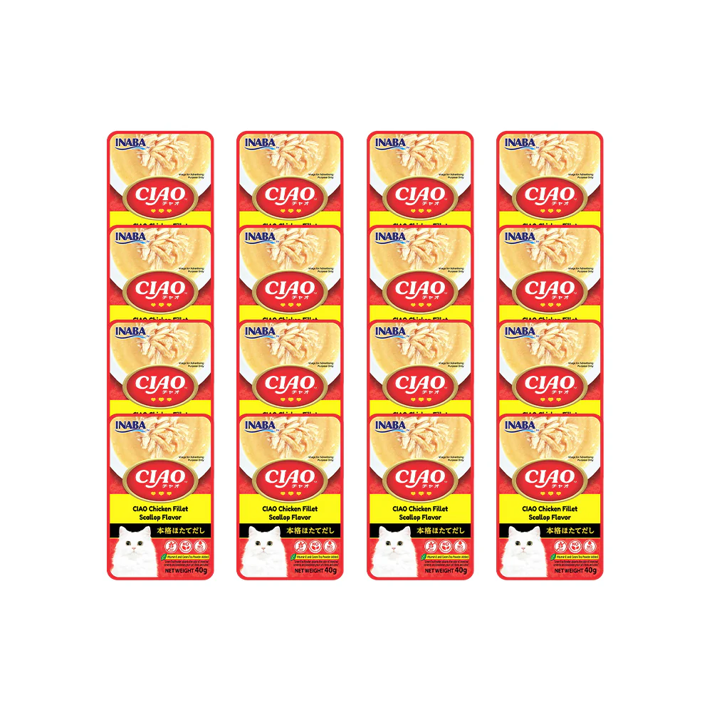 CIAO Tuna & Chicken Fillet In Dried Bonito Broth Soup Cat Treats 40g (pouch) - Image 4