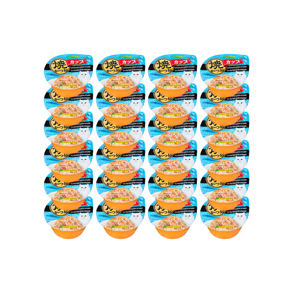 CIAO Tuna Flake & Crab Stick In Sliced Bonito Gravy Cat Treats 70g (cupped) - Image 5