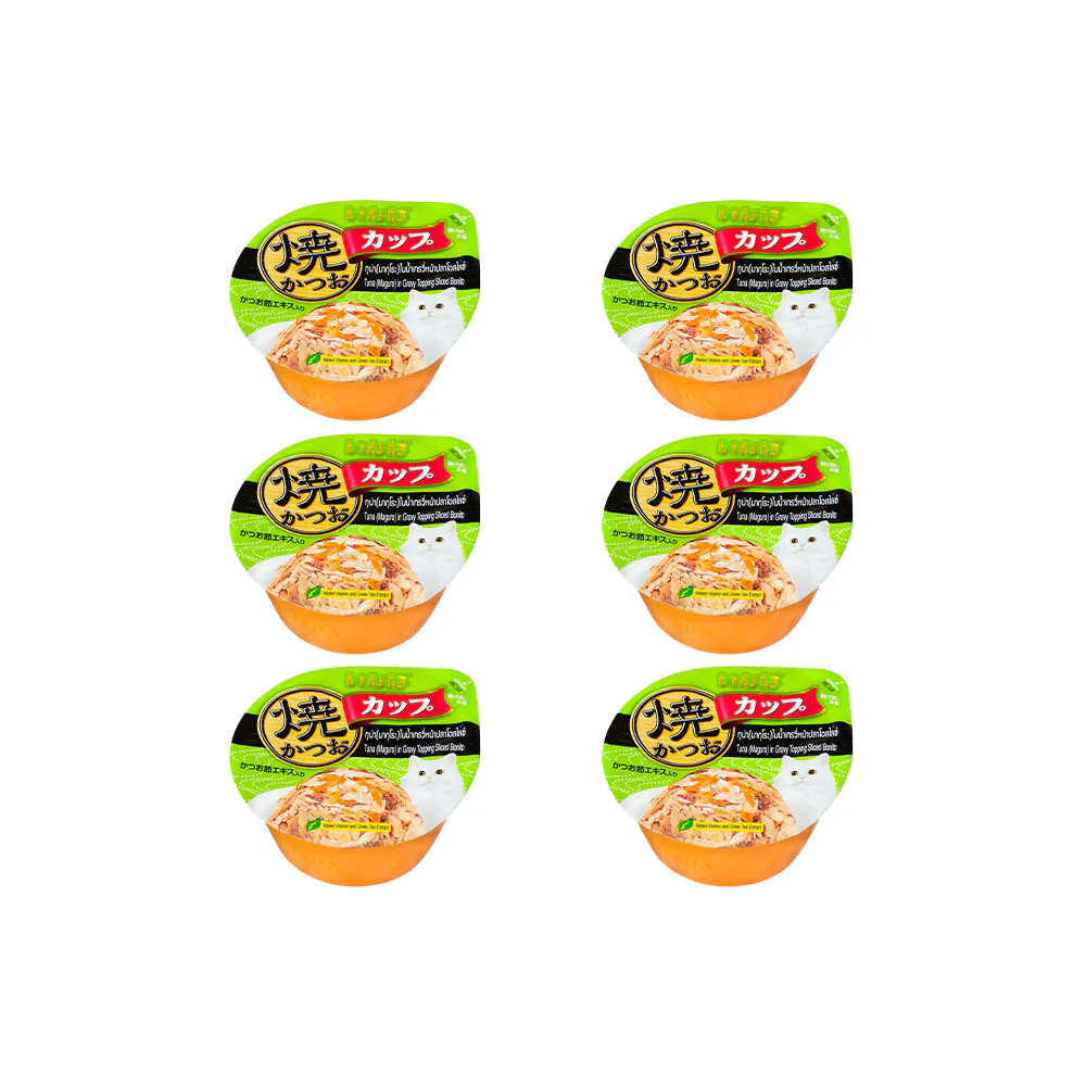 CIAO Tuna Flake In Sliced Bonito Gravy Cat Treats 70g (cupped) - Image 3