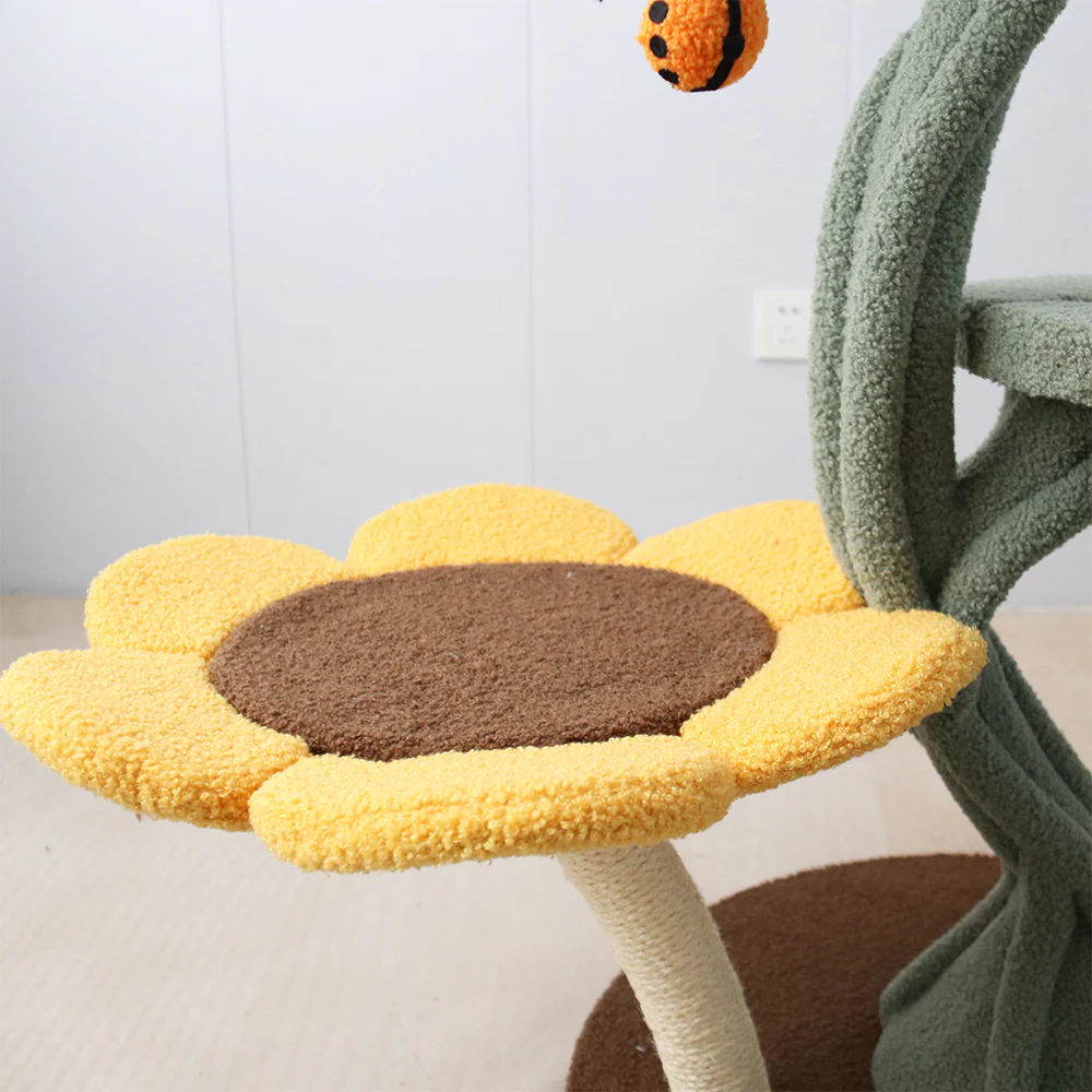 CMISSTREE 5-Level Sunflower Cat Tree - Image 7