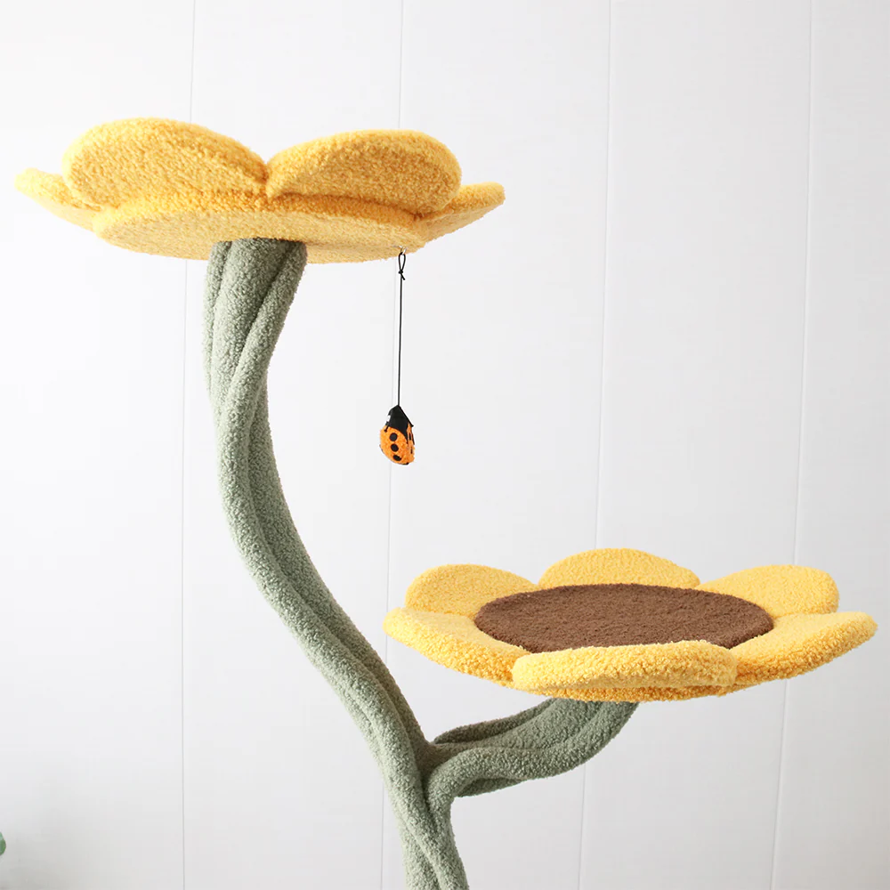 CMISSTREE 5-Level Sunflower Cat Tree - Image 8
