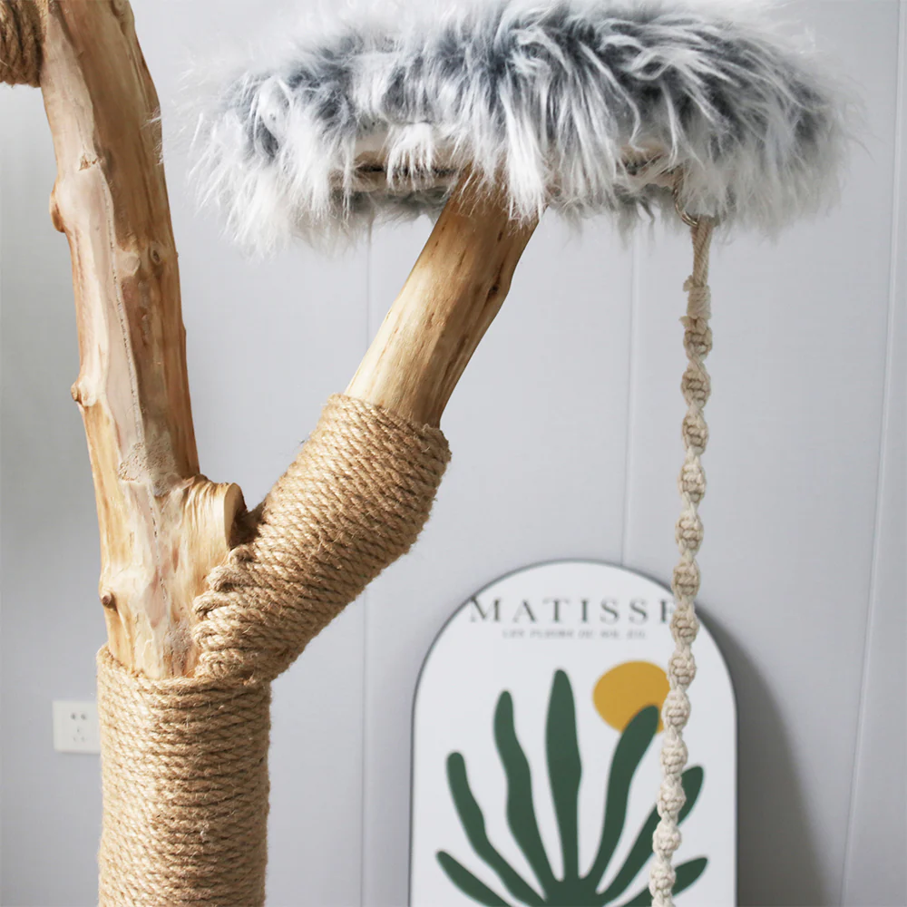 CMISSTREE Modern Cat Tree with Hanging Hammock - Image 8