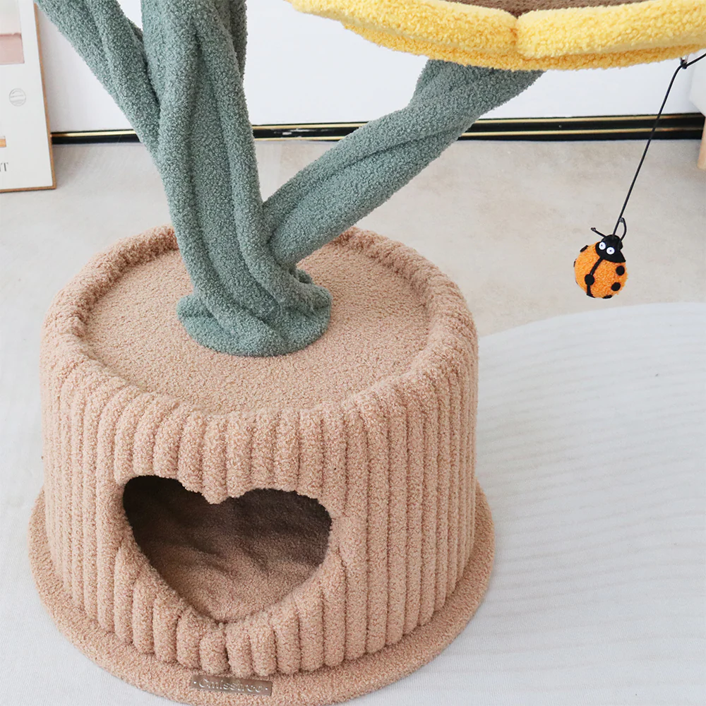 CMISSTREE Sunflower in A Pot House Cat Tree - Image 7