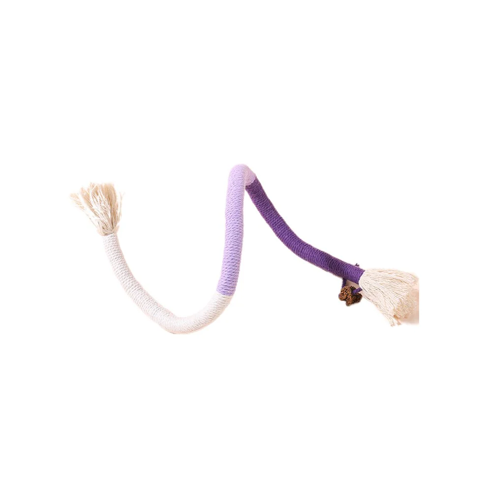 Colorful Grinding Teeth Cat Rope Toys - Image 3