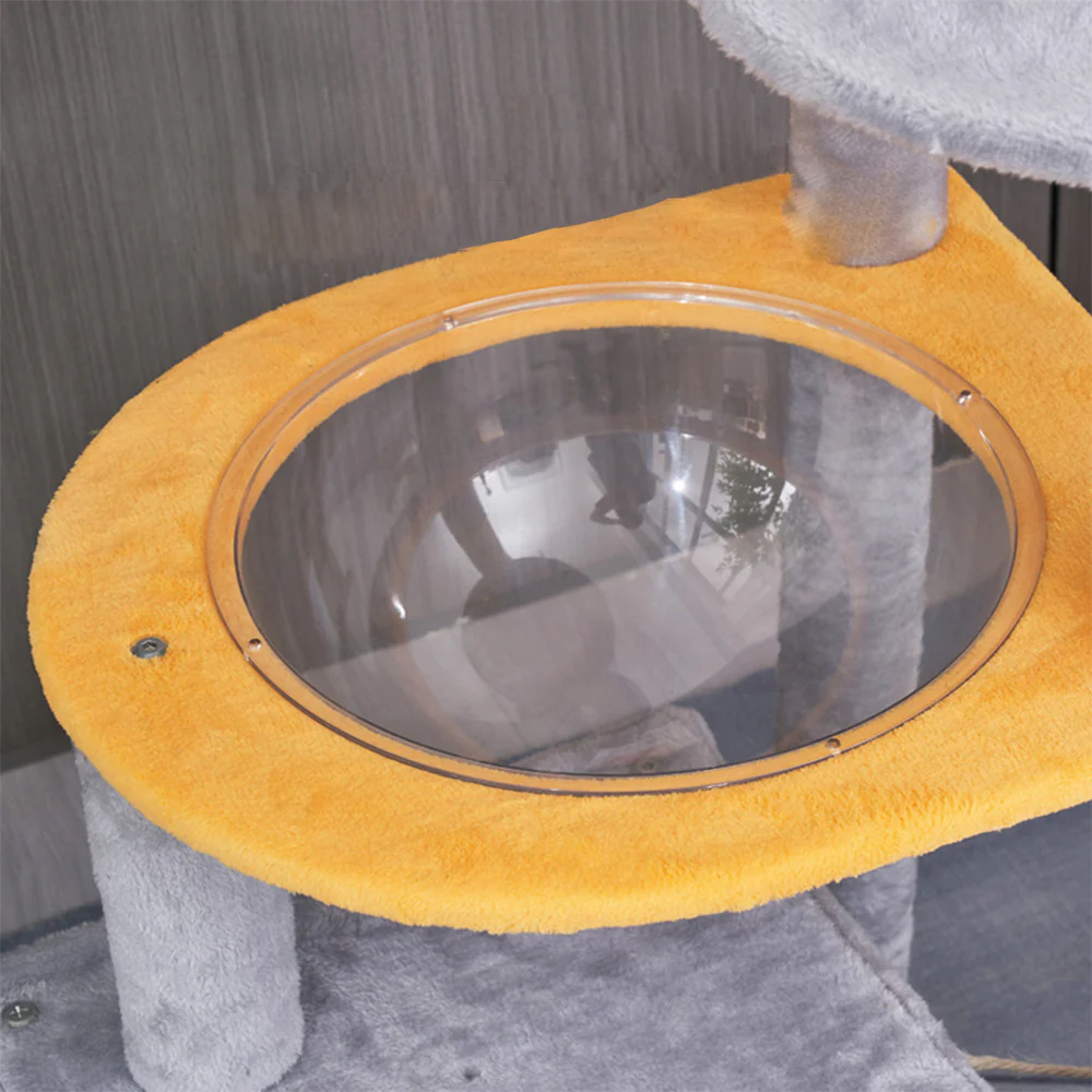 Colorful Monster Sisal Cat Tree With Space Capsule - Image 7