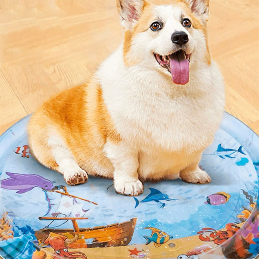 Cooling Water Pet Mat – Large Inflatable Summer Cooling Pad - Image 6