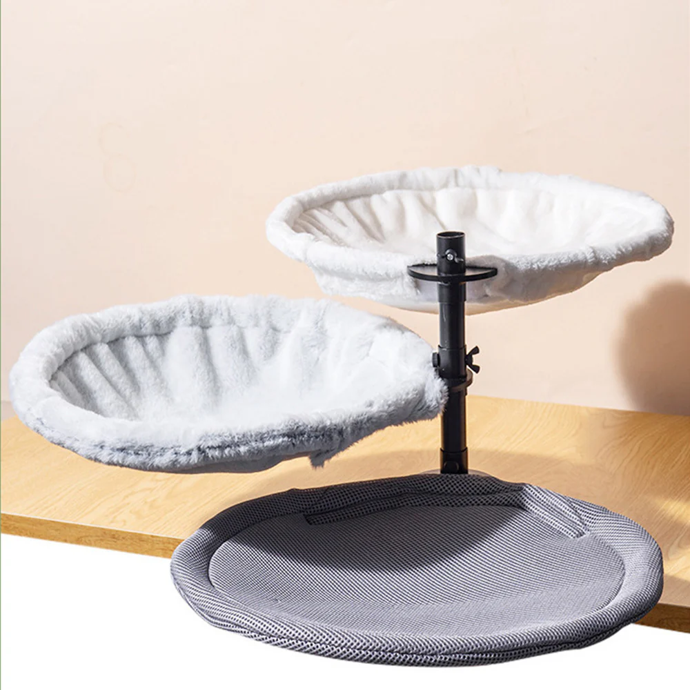 Desk-Mounted Cat Hammock – Clip-On Cat Bed for Table & Desk - Image 8