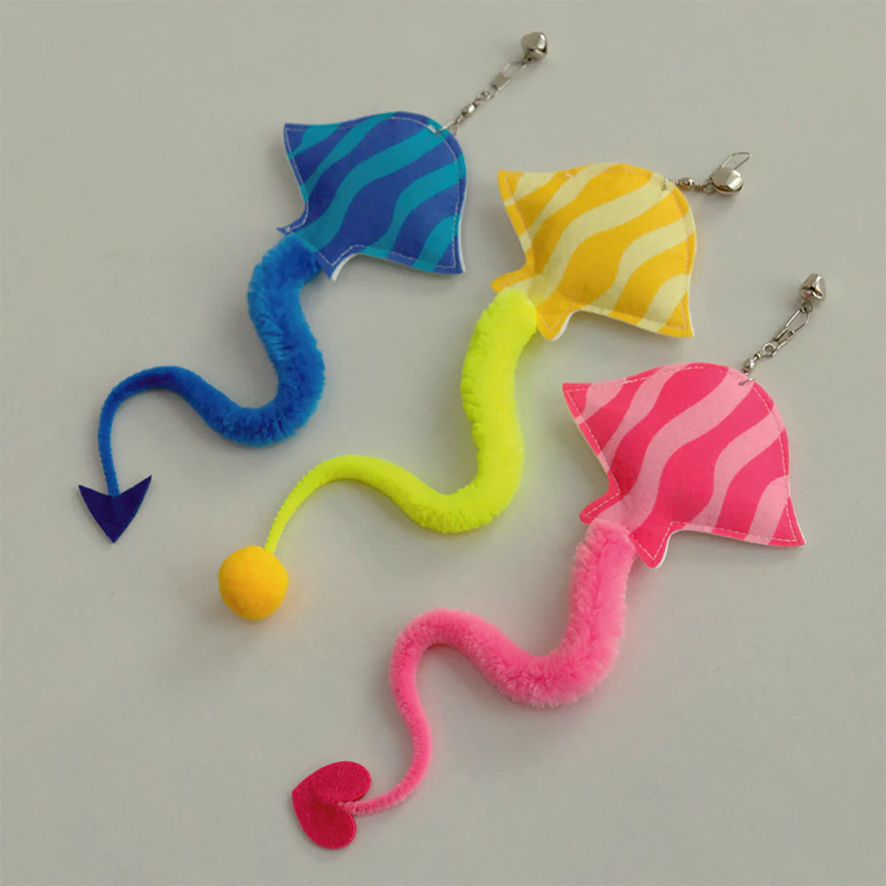 Devil Fish Long Pole Steel Wire Cat Teaser - Image 3